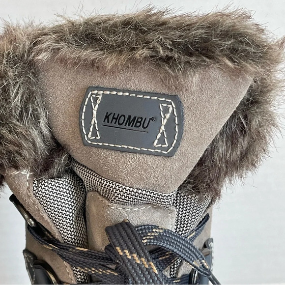 Khombu Women's The Slope Winter Snow Boots (8, Grey) - Picture 5 of 14